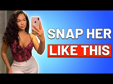 HOW TO SNAPCHAT A GIRL | #1 Way to Get a Girl on Snapchat